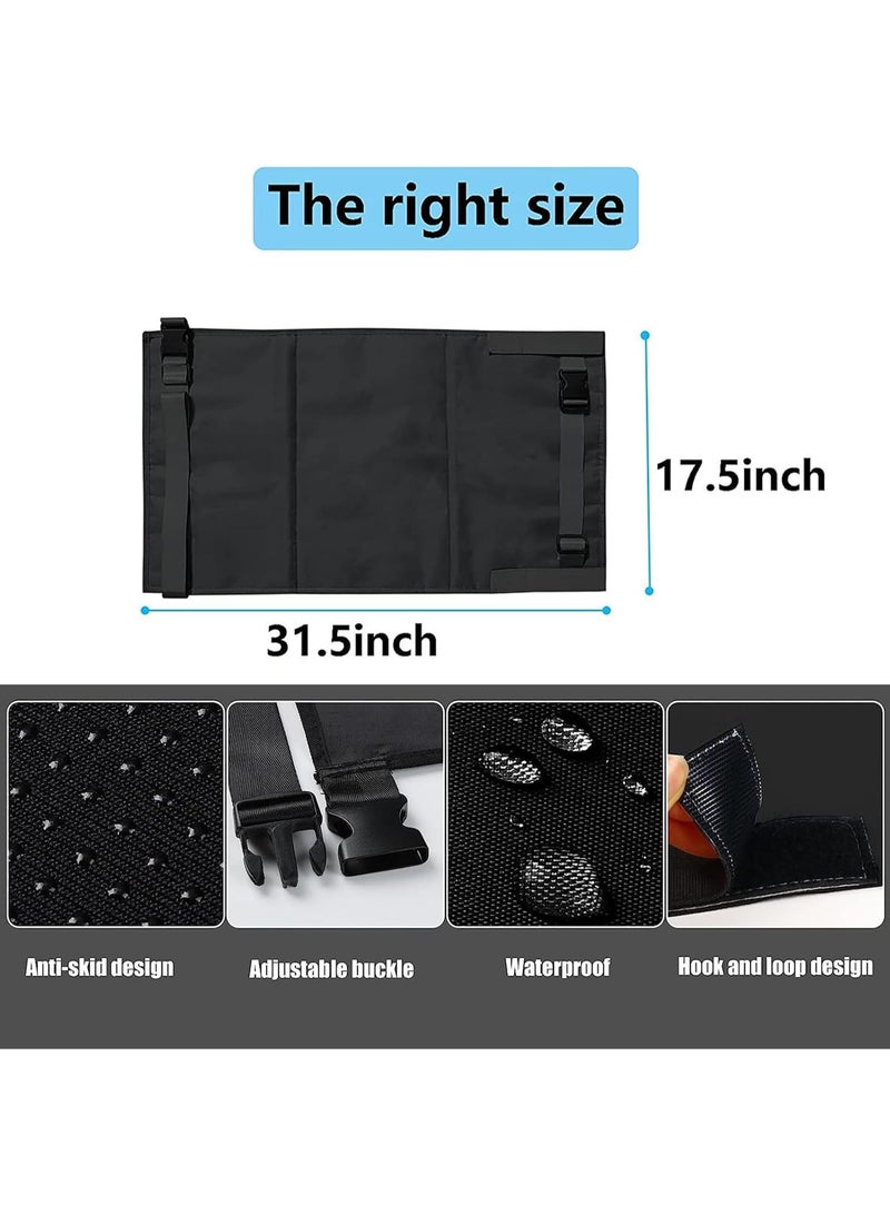 TDOO Portable Toddler Travel Bed - Aircraft Bed, Child Seat Extender, Leg Rest, Black - Image 2
